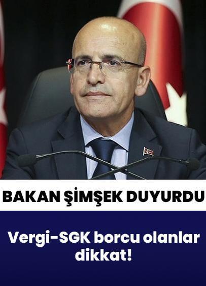 Vergi ve SGK borcu olanlar dikkat! Bakan Şimşek duyurdu: Daha düşük faizle taksitlendirilebilecek