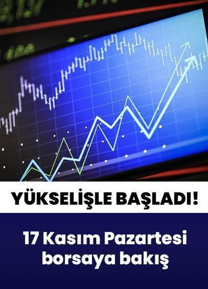 BIST 100 endeksi haftaya yükselişle başladı
