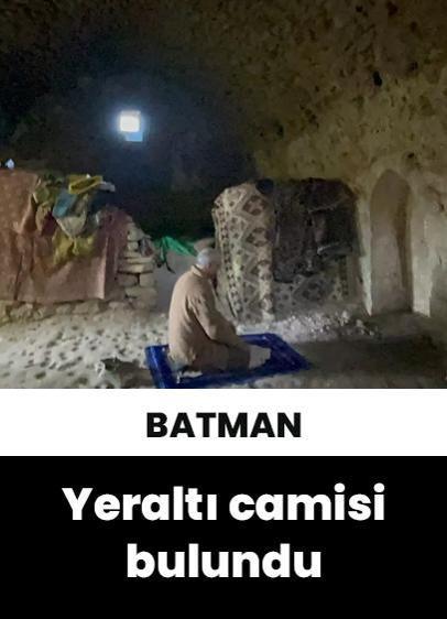 Batman'da yeraltı camisi bulundu