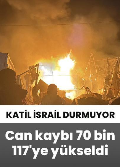 Katil İsrail'in Gazze saldırılarında can kaybı 70 bin 354'e yükseldi