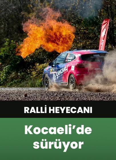 Kocaeli'de ralli heyecanı sürüyor
