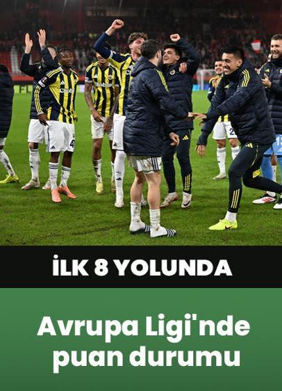 Fenerbahçe'de ilk 8 yolunda mücadele sürüyor! İşte Avrupa Ligi'nde puan durumu