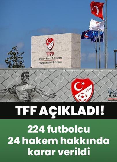 Futbolda bahis soruşturmasında son durum: 224 futbolcu ve 24 hakem için karar verildi
