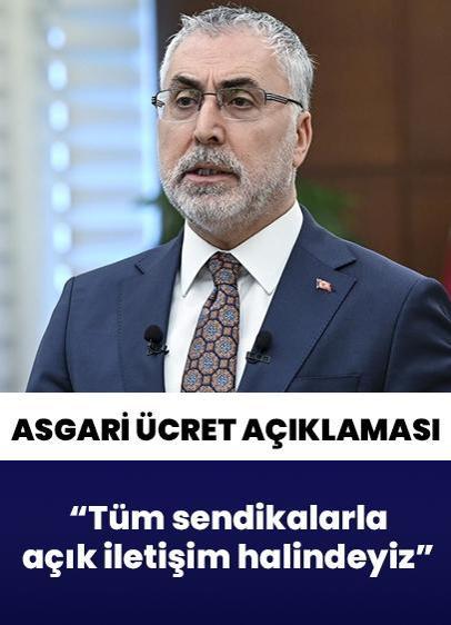 Yeni asgari ücretin belirlenmesi için süreç işliyor! Bakan Işıkhan: Tüm sendikalarla açık iletişim halindeyiz