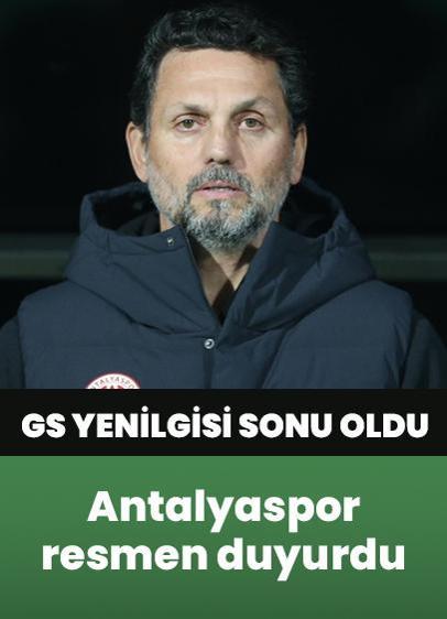 Antalyaspor'da Erol Bulut dönemi sona erdi! Galatasaray yenilgisi sonrası resmen açıklandı