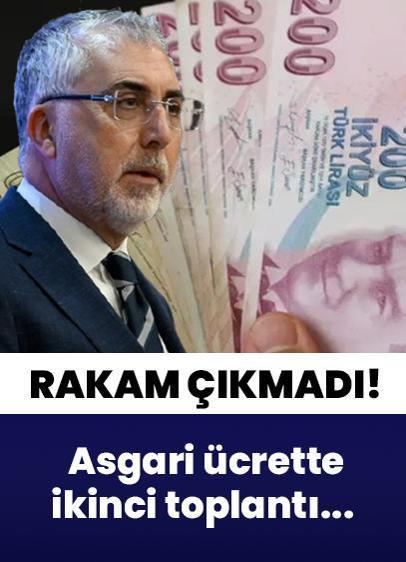 Asgari ücret maratonunda 2. toplantı... Rakam çıkmadı!