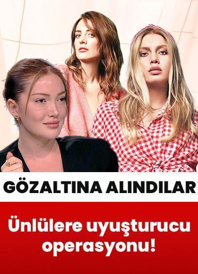 Ünlülere uyuşturucu operasyonu! Danla Bilic, Aleyna Tilki, İrem Sak gözaltında!