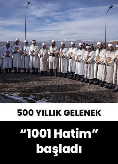 Erzurum'un 500 yıllık geleneği "1001 Hatim" başladı