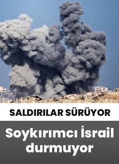 Soykırımcı İsrail, ateşkese rağmen Gazze'ye saldırılarını sürdürüyor
