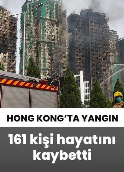Hong Kong'daki site yangınında 161 kişi hayatını kaybetti