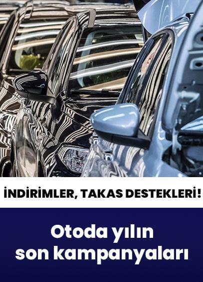 400 bin liraya varan indirimler, 12 ay sıfır faizli satışlar, takas destekleri... İşte otoda yılın son kampanyaları!