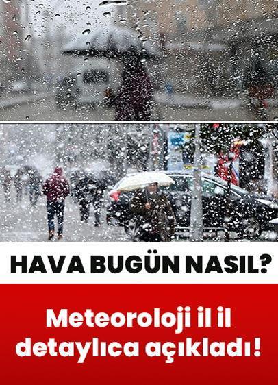 Hava bugün nasıl olacak? Yağmur, kar nerelerde yağacak? Meteoroloji il il detaylıca paylaştı! İşte 23 Aralık 2025 Salı günlük hava durumu