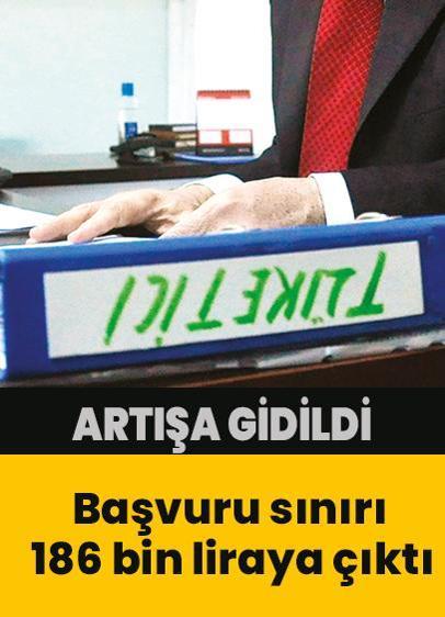Hakem heyetine başvuru sınırı 186 bin liraya çıktı