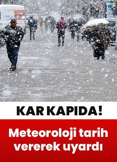 Meteoroloji tarih vererek uyardı! Hava hissedilir derecede azalacak! Kar kapıda...