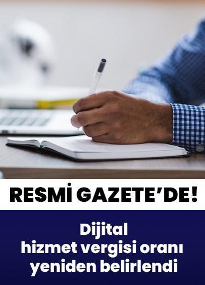 Resmi Gazete'de yayımlandı! Dijital hizmet vergisi oranı yeniden belirlendi