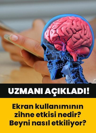 Ekran kullanımının zihne etkisi nedir? Beyni nasıl etkiliyor? Uzmanından çarpıcı açıklamalar