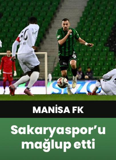 Manisa FK deplasmanda Sakaryaspor'u mağlup etti