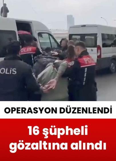 Ankara'da suç örgütüne yönelik operasyonda 16 şüpheli gözaltına alındı