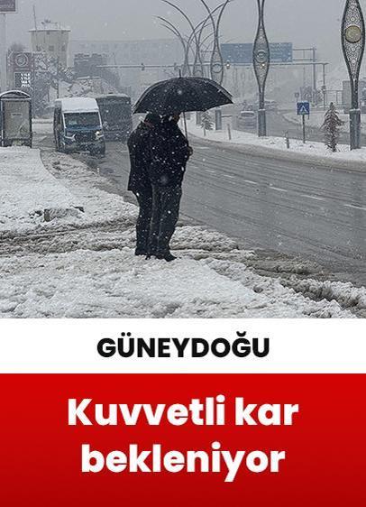 Meteoroloji Güneydoğu'da bazı iller için kar uyarısında bulundu