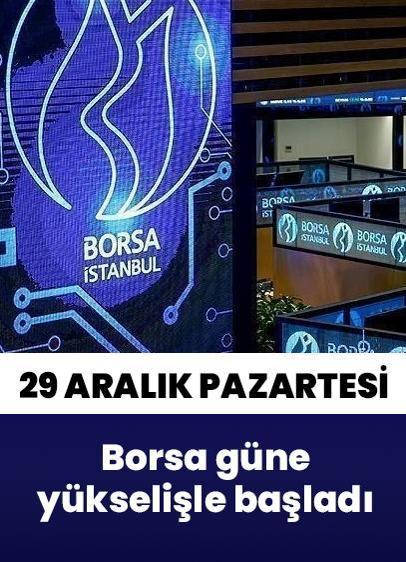 Borsa İstanbul'da BIST 100 endeksi, 29 Aralık Pazartesi'ye 11.311,39 puandan başladı