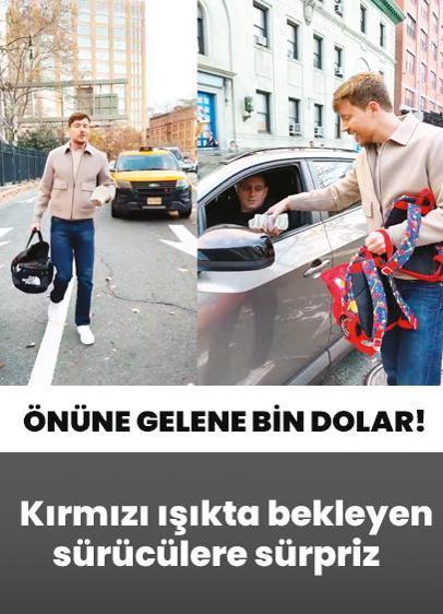 Önüne gelene bin dolar!