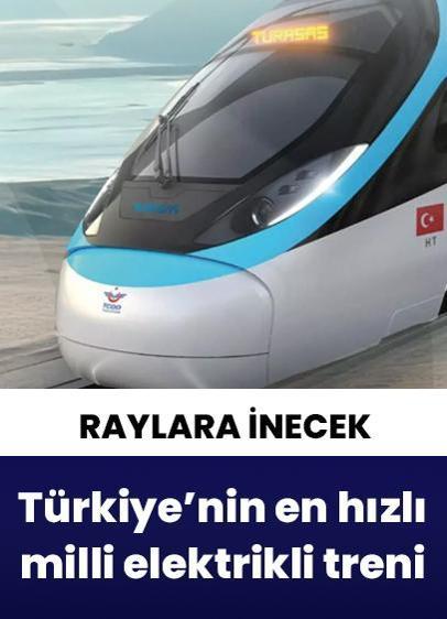 Saatte 225 kilometre... Türkiye'nin en hızlı milli elektrikli hızlı tren seti 2026'da raylara inecek