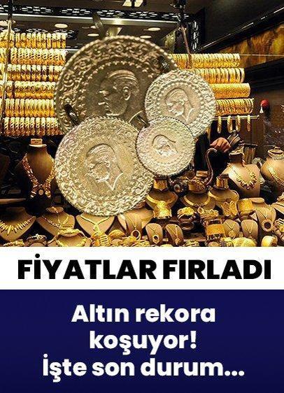 Altın rekora koşuyor! Fiyatlar fırladı: 6 Ocak Salı gram altın, çeyrek altın, Cumhuriyet altını kaç lira? Son dakika altın fiyatları, canlı takip