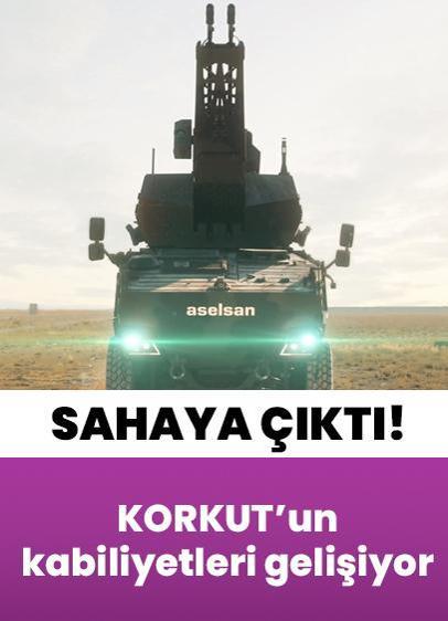ÇELİKKUBBE'nin de bileşenlerinden olan KORKUT'un hava savunmadaki kabiliyetleri gelişiyor