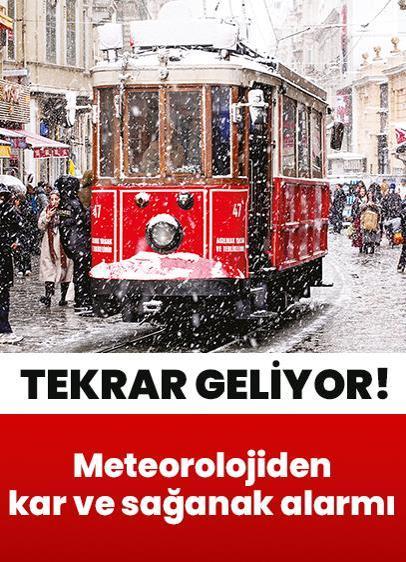 Meteorolojiden kar ve sağanak alarmı: Tekrar geliyor! Sıcaklık 9 derece birden düşecek... İstanbul için tarih verildi