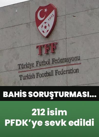 Bahis soruşturmasında yeni gelişme: Sercan Yıldırım, Gökhan Ünal, Hakan Keleş dahil 212 isim PFDK'ye sevk edildi