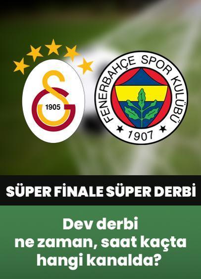 Galatasaray Fenerbahçe maçı Süper Kupa finali ne zaman, saat kaçta, hangi kanalda? Süper finale süper derbi