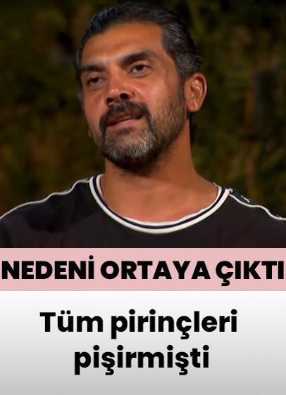 Bayhan tüm pirinçleri pişirmişti... Nedeni herkesi derinden sarstı