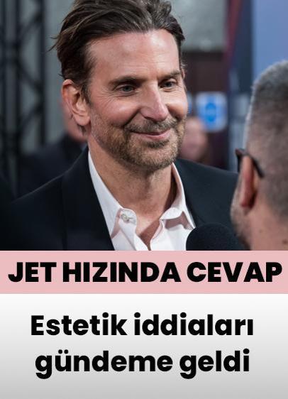 Estetik iddiaları gündeme geldi! Bradley Cooper'dan cevap