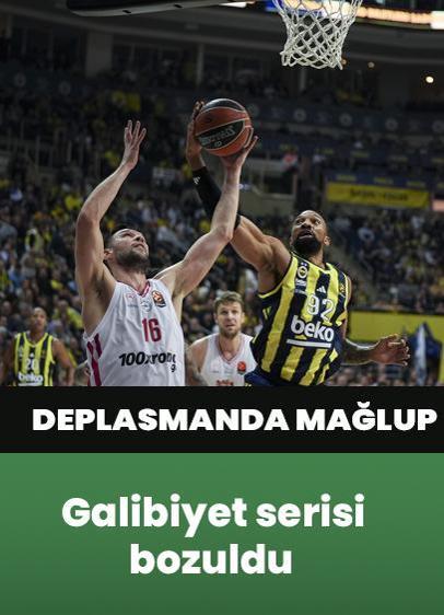 Fenerbahçe Beko'nun galibiyet serisini Dubai bozdu
