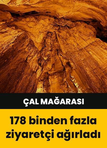 Çal Mağarası 2025'te 178 binin üzerinde ziyaretçiyi ağırladı