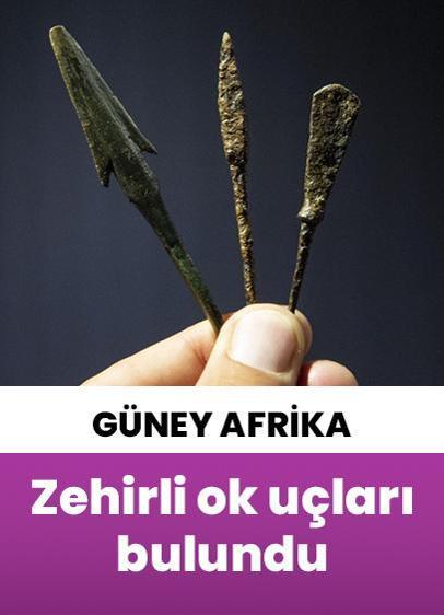 Güney Afrika'da 60 bin yıllık olduğu düşünülen zehirli ok uçları bulundu