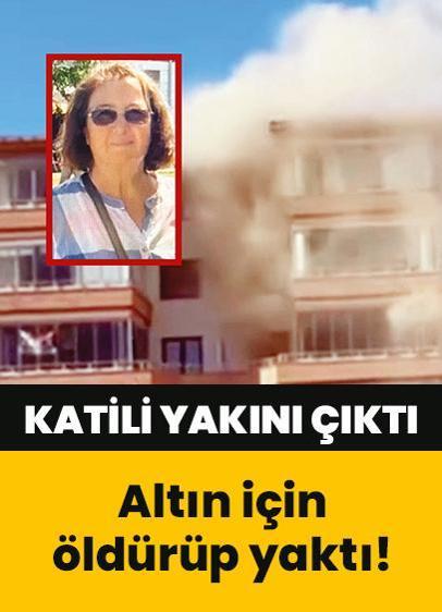 Altın için öldürüp yaktı! Vahşeti gerçekleştiren akrabası çıktı