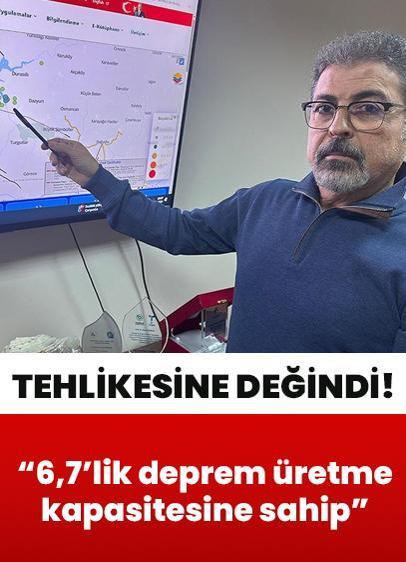 6,7 büyüklüğünde deprem üretme kapasitesine sahip! Deprem Uzmanı Hasan Sözbilir fayın tehlikesine böyle değindi