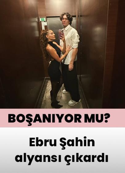 Ebru Şahin alyansı çıkardı! Cedi Osman ile boşanıyor mu?