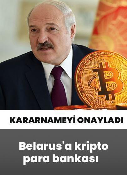 Belarus'a kripto para bankası