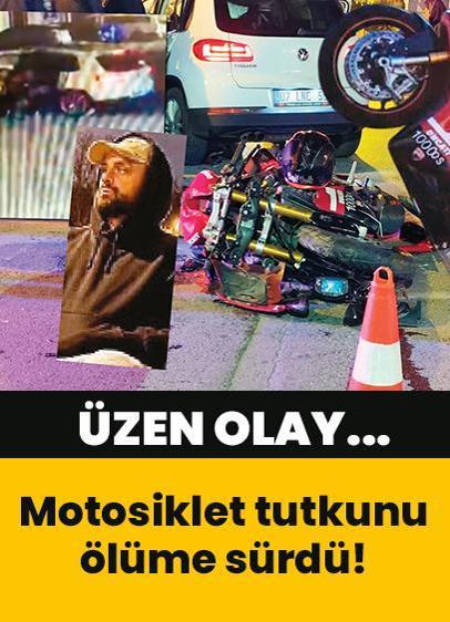 Motosiklet tutkunu ölüme sürdü! Kaza öncesi kaskını kız arkadaşına vermiş