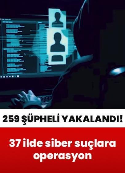 Bakan Yerlikaya duyurdu! 37 ilde siber suçlara operasyon: 259 şüpheli yakalandı