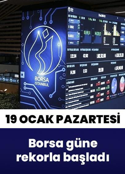 BIST 100 endeksi 12.740,72 puana çıktı! Borsa, 19 Ocak Pazartesi gününe rekorla başladı