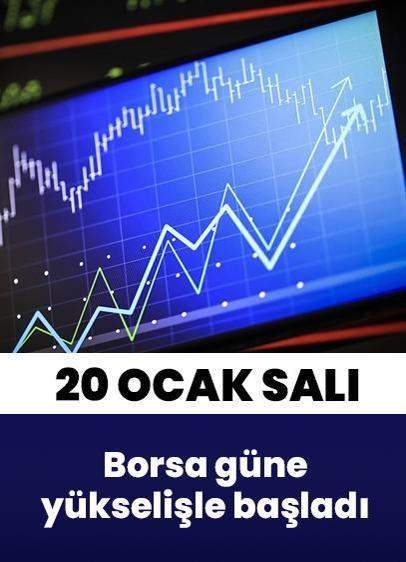 Borsa İstanbul'da BIST 100 endeksi 20 Ocak Salı gününe yükselişle başladı