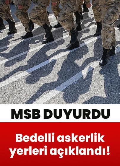 Bedelli askerlik yerleri açıklandı! (Bedelli askerlik yerleri sorgulama ekranı 2026)