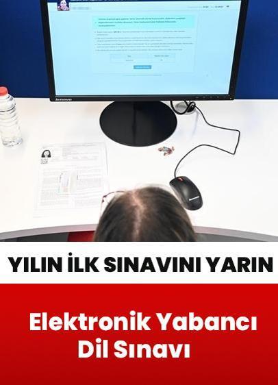 ÖSYM, yılın ilk sınavını yarın e-YDS ile yapacak