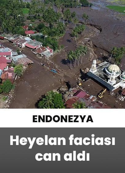 Endonezya'da heyelan faciası: 8 kişi öldü, çok sayıda kayıp var