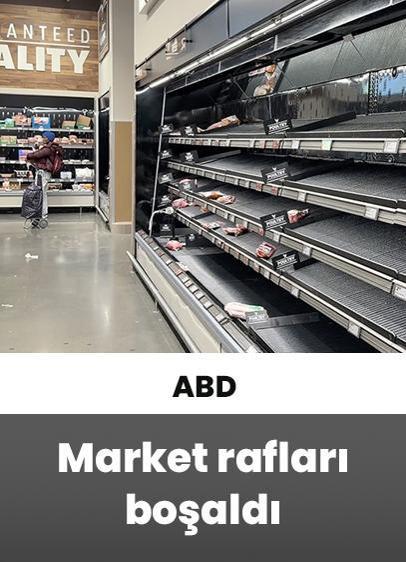 ABD'yi etkisi altına alacak dondurucu soğuklar öncesi raflar boşaldı