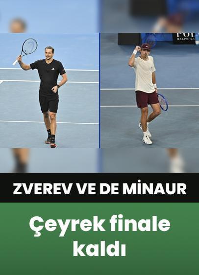 Avustralya Açık'ta Zverev ve De Minaur çeyrek finale kaldı