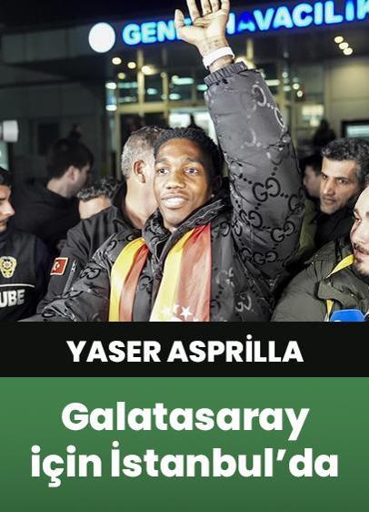 Kolombiyalı futbolcu Yaser Asprilla, Galatasaray için İstanbul'da!